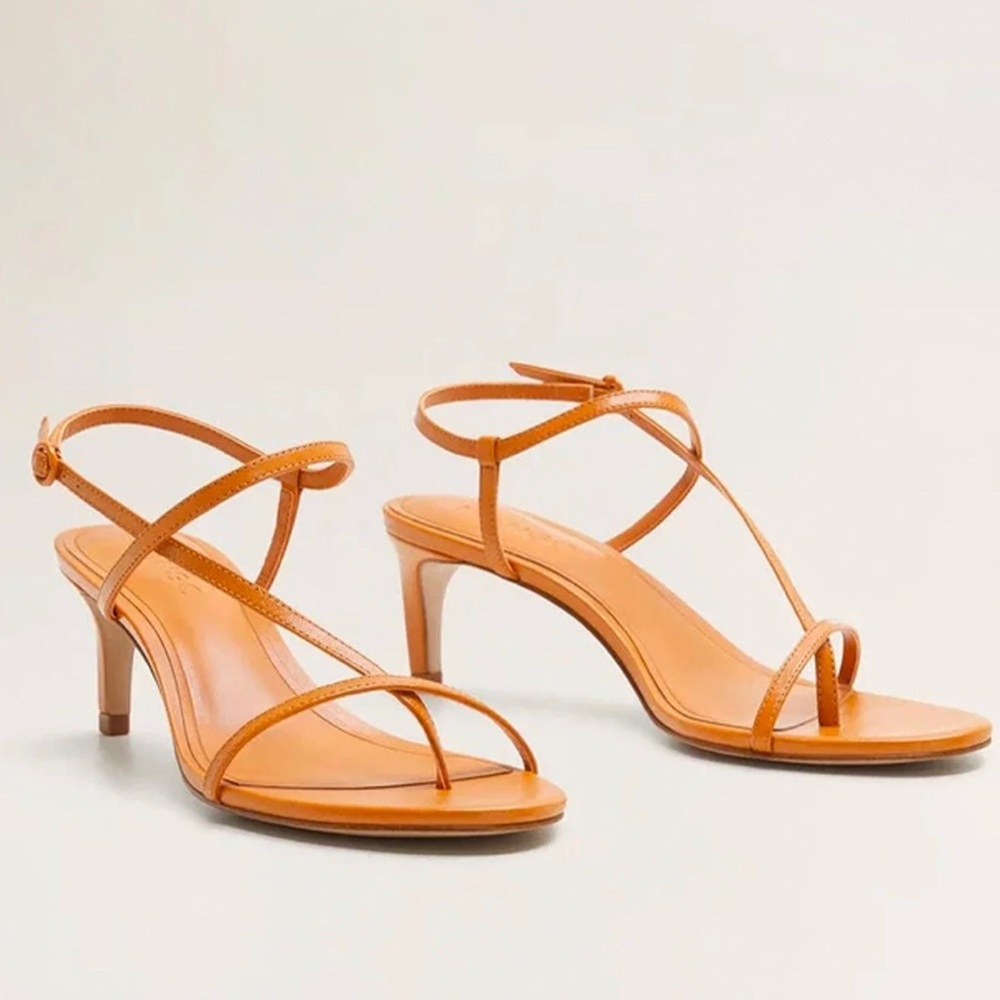 Lavender Strapy Heel